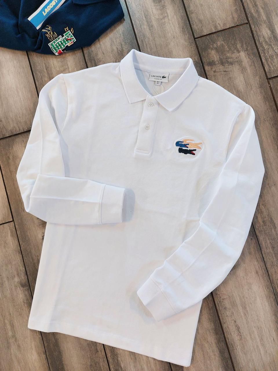 Lacoste White Regular Fit Polo T-Shirt